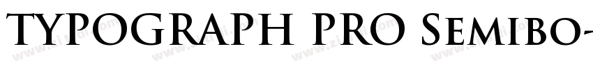 TYPOGRAPH PRO Semibo字体转换